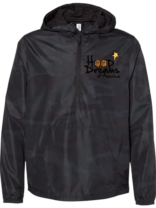 Quarter-Zip Windbreaker Jacket