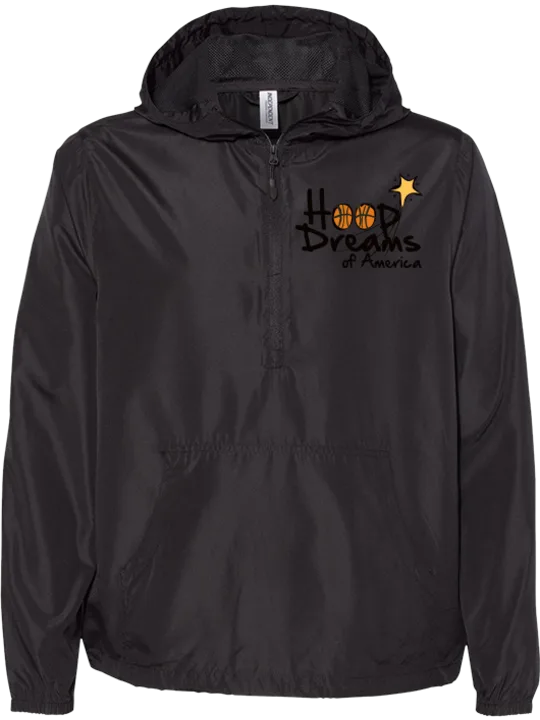Quarter-Zip Windbreaker Jacket