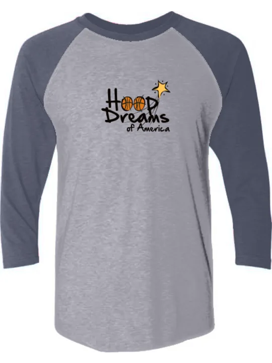 Triblend Three Quarter Raglan T-Shirt