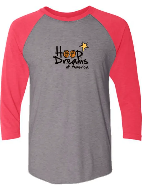 Triblend Three Quarter Raglan T-Shirt
